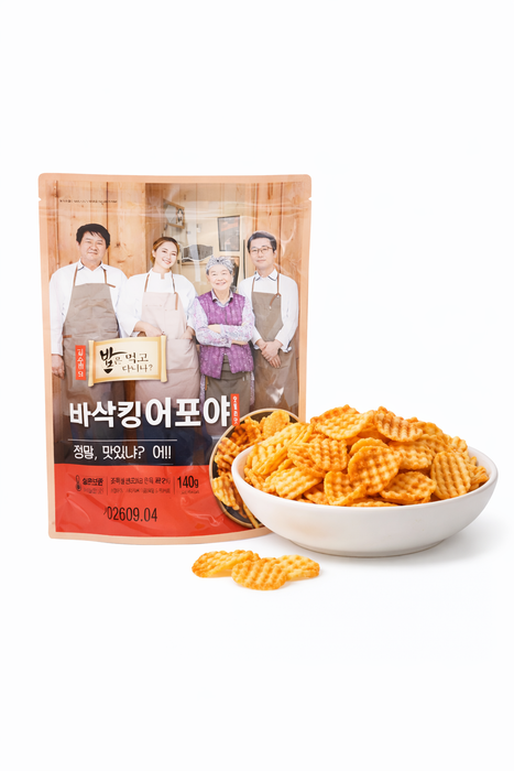 바삭킹 어포튀김 핫칠리 140g