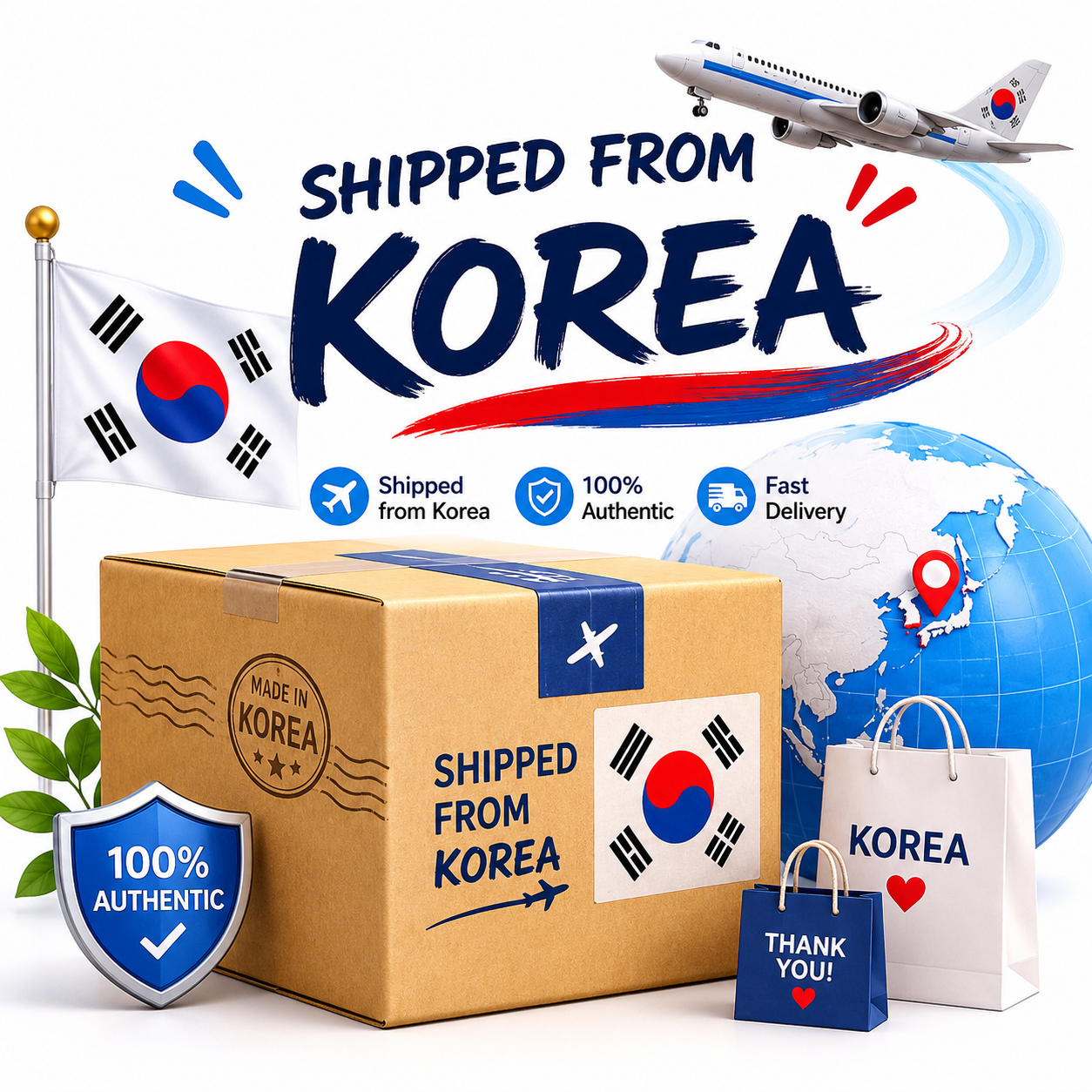 Shipped from Korea