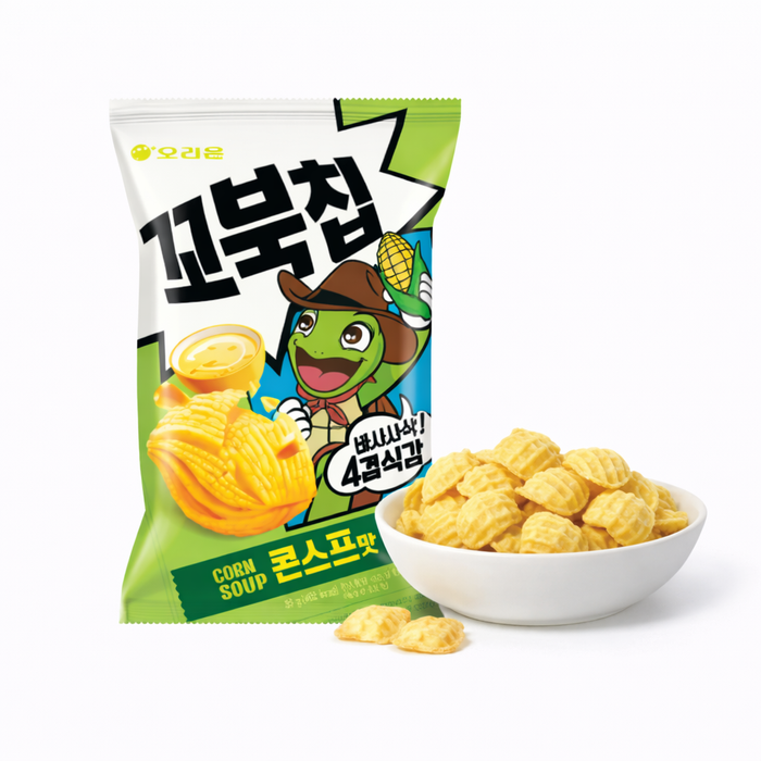 ORION Turtle Chips Corn Soup Flavour 80g