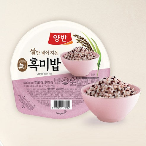 DONGWON Cooked Rice (White/Brown/Black) 1 Pack 130g