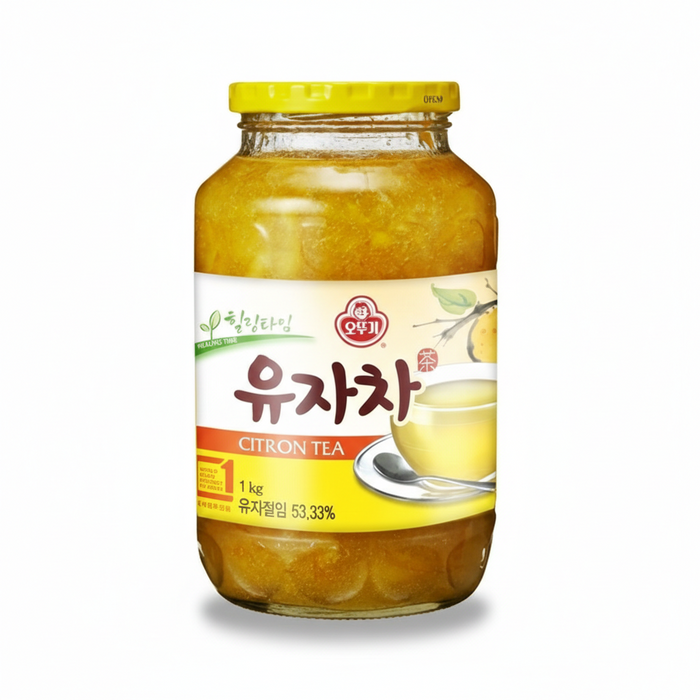 OTTOGI 蜂蜜柚子茶 1kg 韩国柚子果酱（可作为饮料和涂抹酱）