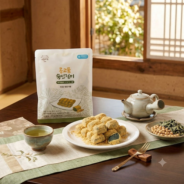 RODEMFOOD 首尔妈妈 黄豆粉艾草糯米年糕 100g