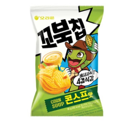ORION Turtle Chips Corn Soup Flavour 80g