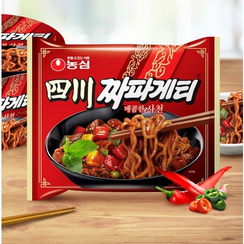 농심 사천짜파게티 멀티팩 137g × 4개입
