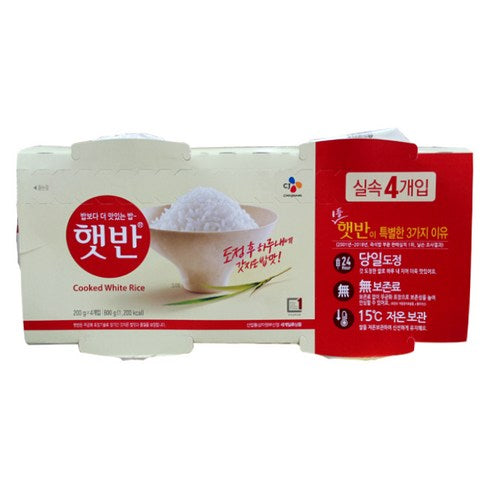 CJ 햇반 흰쌀밥 - 210g 1팩, 4팩, 6팩