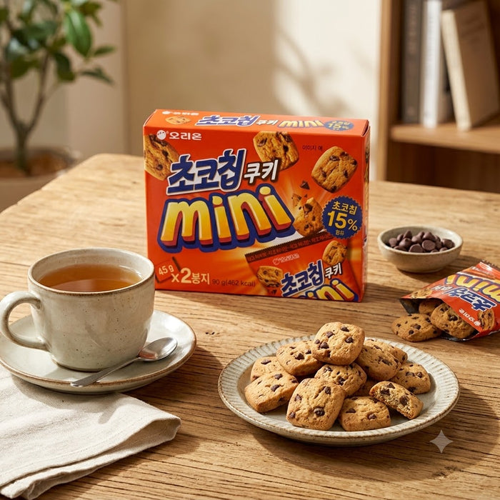 오리온 초코칩쿠키 미니 90g (45g × 2봉)