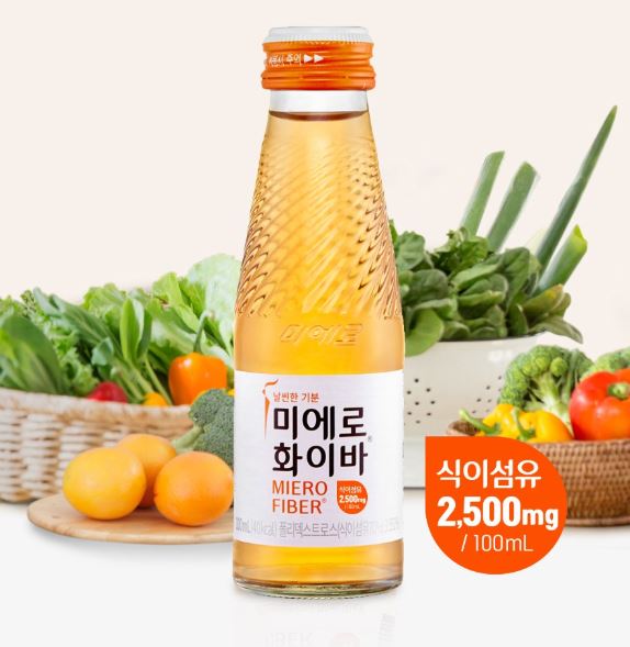 Miero Fiber Drink 100ml × 10 Bottles – Low-Calorie Dietary Fiber Beverage