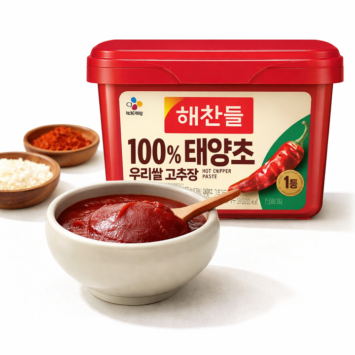 CJ Haechandle Taeyangcho Gochujang Korean Hot Pepper Paste 1kg