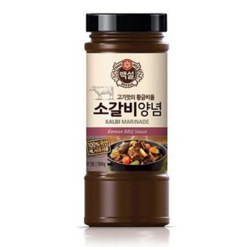 CJ Beksul Korean BBQ Sauce for Beef Galbi 290g · 500g · 840g · 2.05kg