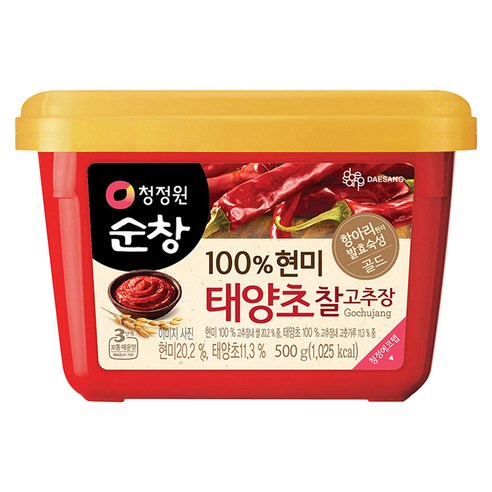 청정원 현미고추장 200g / 500g / 1kg / 3kg