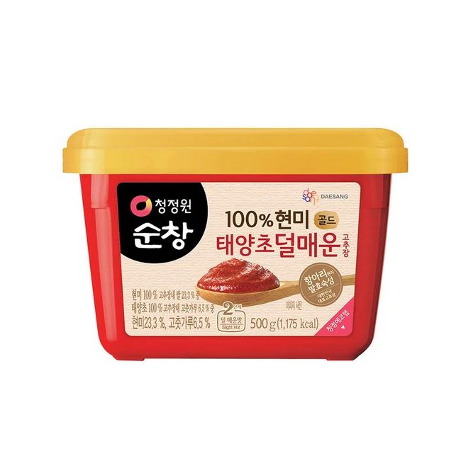 Chung Jung One Sunchang Mild Brown Rice Gochujang Korean Chili Paste 500g