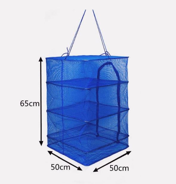 Drying Net 3-Tier (Fish &amp; Vegetables) Small 50×50×65cm