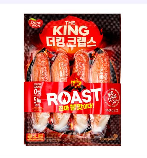 DONGWON THE KING CRABS ORIGINAL / ROAST 140G*2