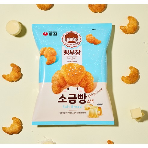 Nongshim Bread Snack Series (Raspberry / Garlic / Salted / Chocolate / Mix)