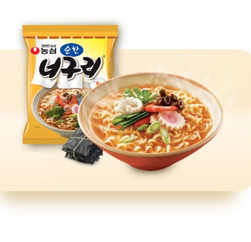 NONGSHIM Neoguri Udon-Style Seafood Ramen Multipack 120g × 5 (Mild & Spicy)