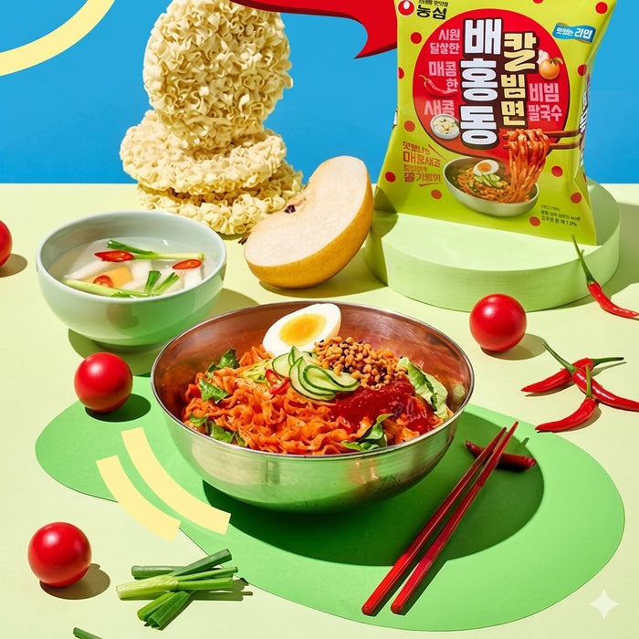 농심 배홍동 칼빔면 멀티팩 (128g × 4입)