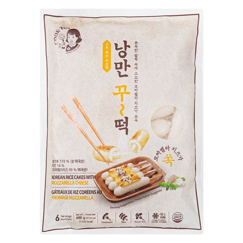 Rice cake & Harry② COOK TOK Korean Rice Cakes with Mozzarella Cheese 600g — Asianfoodnz