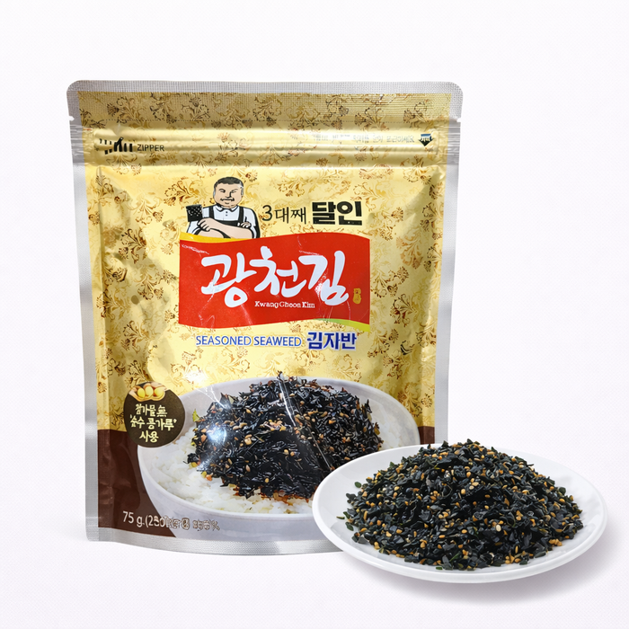 Gwangcheon Seasoned Seaweed Flakes Original 60g – Korean Crispy Laver Topping