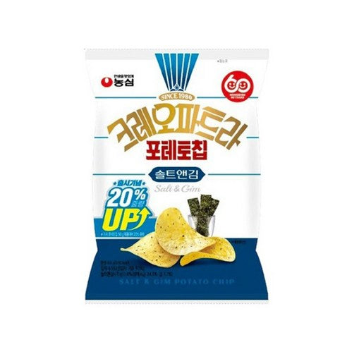 Nongshim Potato Chips (Original / Cleopatra Salt & Seaweed)