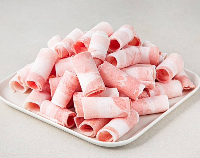 Imported Frozen Thinly Sliced Pork Belly 500g  2mm
