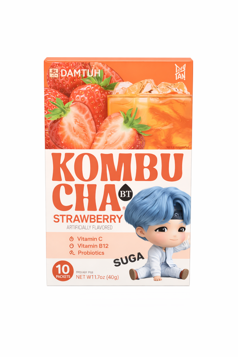 담터 콤부차 딸기 BTS 에디션 10T + 키링