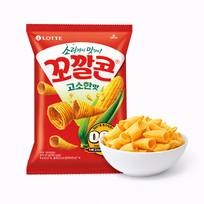 LOTTE Kokkal Corn Original Savory Corn Snack Korean Snack 67g