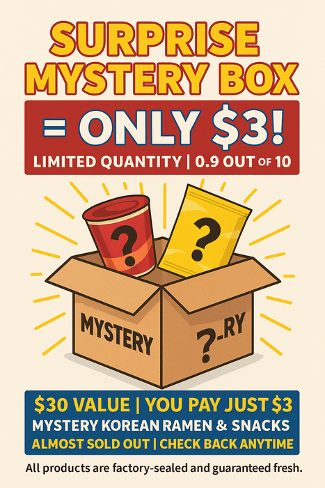 K-Food Mystery Surprise Box – Only $3!