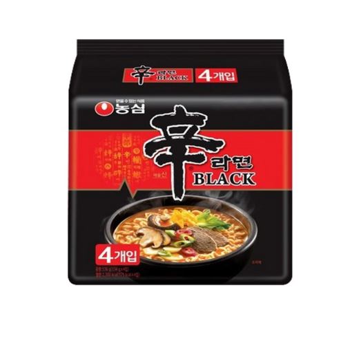 农心 辛拉面 BLACK 多包装 134g × 4包
