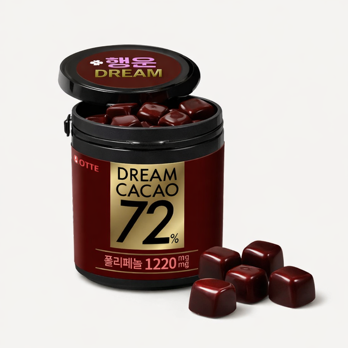 乐天梦幻可可72%黑巧克力86克