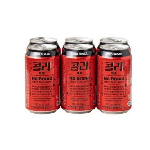 No Brand Cola 355ml*6 (Regular / Zero)