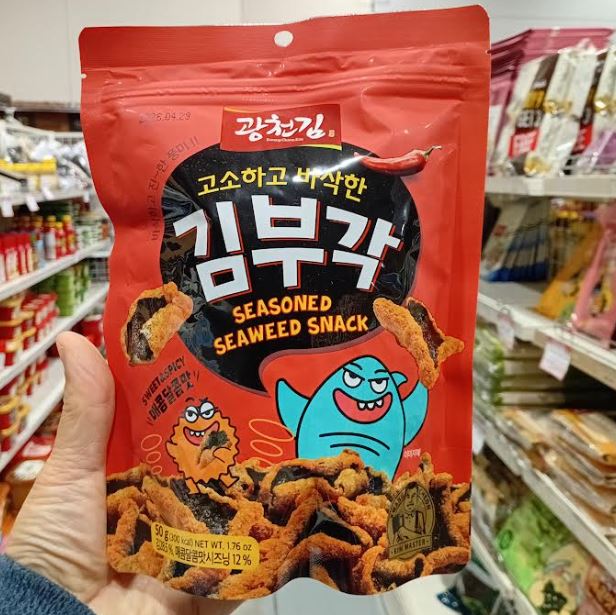 Kwangcheon Seaweed Snack Sweet & Spicy 50g