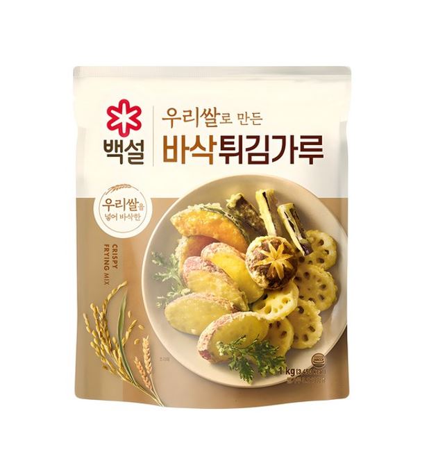 CJ Crispy Frying Mix 1kg – Korean Rice Tempura Batter Powder