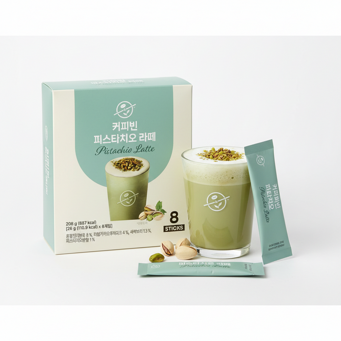 咖啡豆开心果拿铁 8T