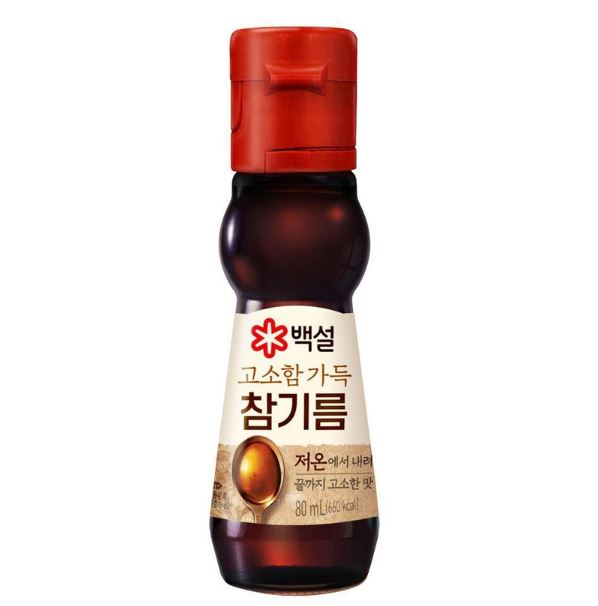 CJ 백설 고소함가득 참기름 80ml