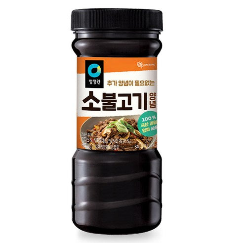 Chung Jung One Korean BBQ Sauce for Beef Bulgogi 280g / 500g / 840g
