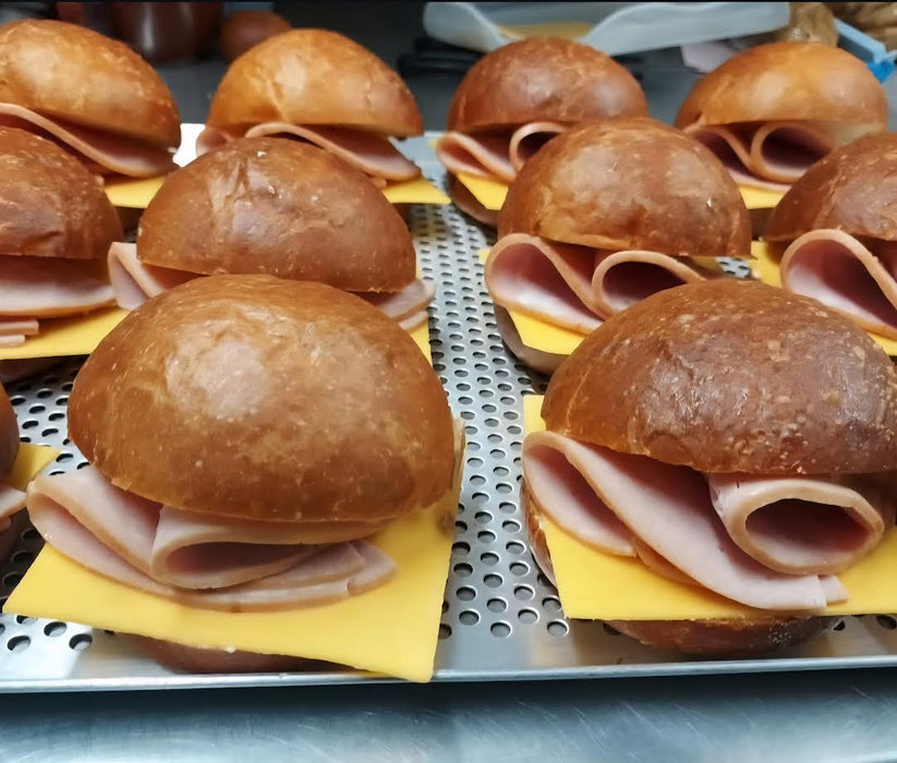 HOY HOY Ham & Cheese Bun 2Pcs – Soft Korean Bakery Snack with Savory Filling
