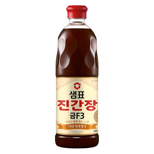 SEMPIO JIN Gold F3 Soy Sauce 500ml (Rich & Savory Korean Soy Sauce)