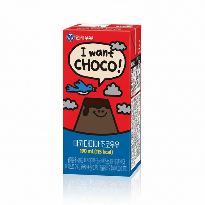 연세우유 초코멸균 마카다미아 190ml