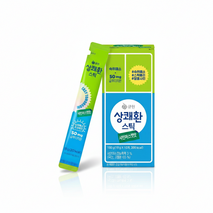 Qone Hangover Relief Stick Shine Muscat Flavor Herbal Supplement 18g