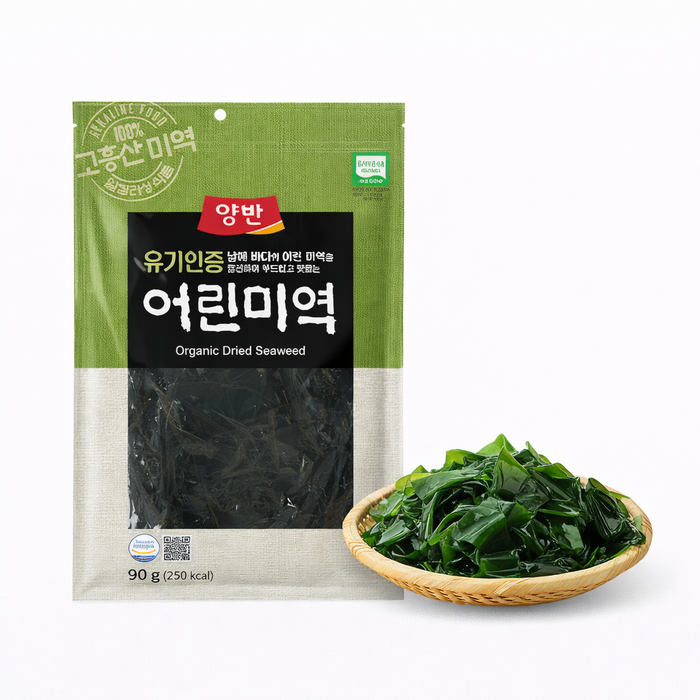 DONGWON Wando Young Dried Seaweed (Miyeok) 90g – Premium Korean Seaweed for Soup & Home Cooking