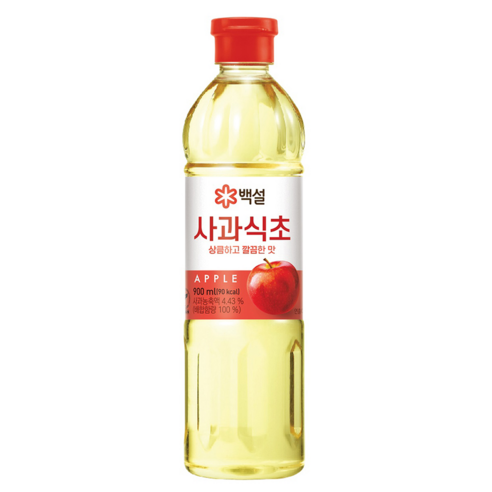 CJ 백설 사과식초 500ml · 900ml · 1.8L