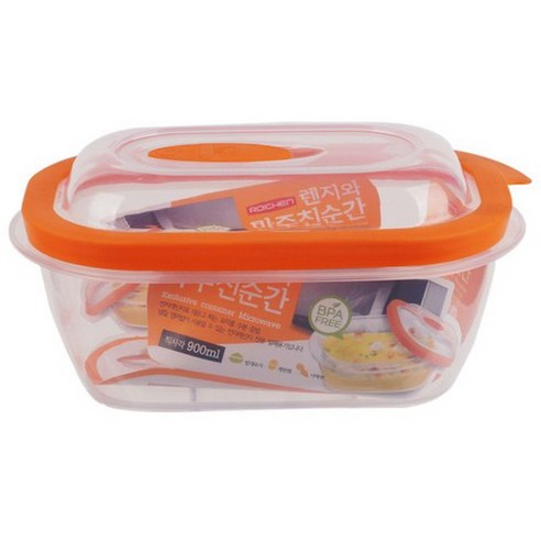 Roichen Microwave Container Size10 Rectangle 430ml /900ml / 1450ml