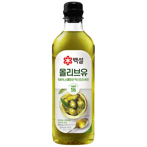 CJ 엑스트라 버진 올리브 오일 500mL – 요리 및 샐러드 드레싱용 콜드프레스 스페인산 올리브 오일
