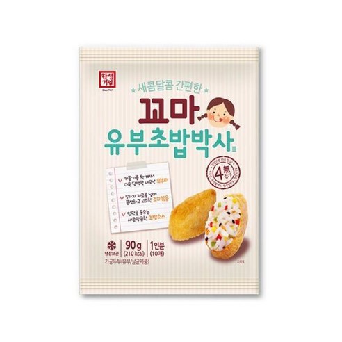 HanSung Mini Frozen Soybean Curd Sushi 90g *4