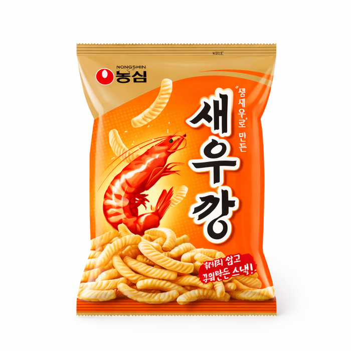 NONGSHIM Prawn Chips Original Korean Snack 90g