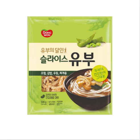 DONGWON Frozen Fried Soybean Curd / Sliced 500g