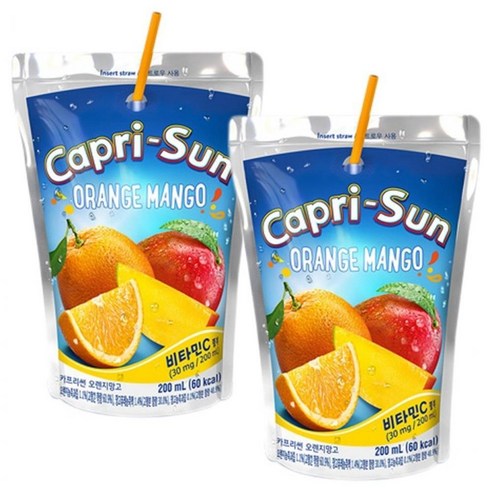 Nongshim Capri Sun (Apple / Safari / Orange / Orange & Mango / Jungle / Funalarm) 200ml*10EA