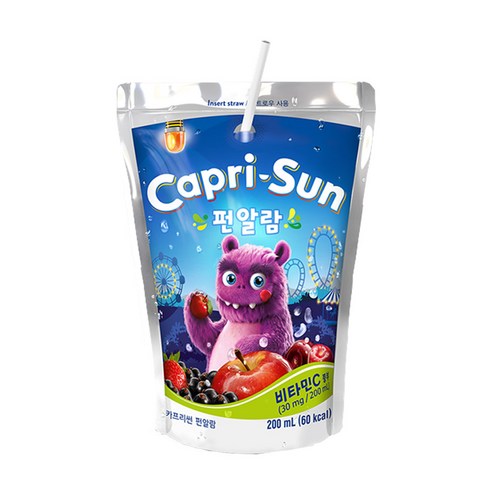 Nongshim Capri Sun (Apple / Safari / Orange / Orange & Mango / Jungle / Funalarm) 200ml*10EA