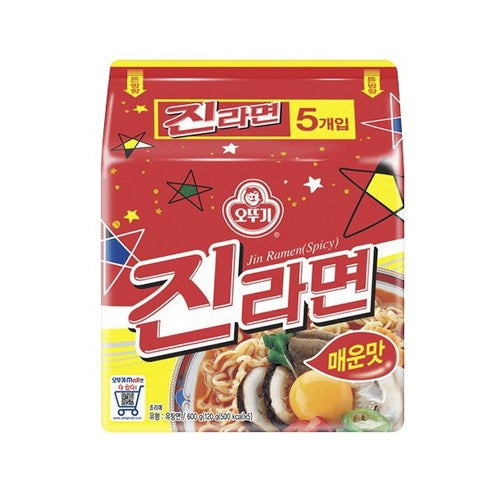 오뚜기 진라면 멀티팩 (순한맛/매운맛) 한국식 인스턴트 라면