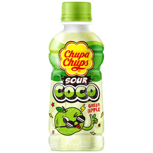 Nongshim Chupa Chups Sour Coco (Lemon / Green Apple) 240ml